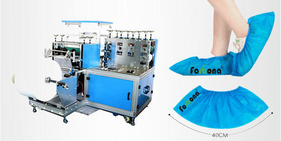 Non woven shoe cover making machine